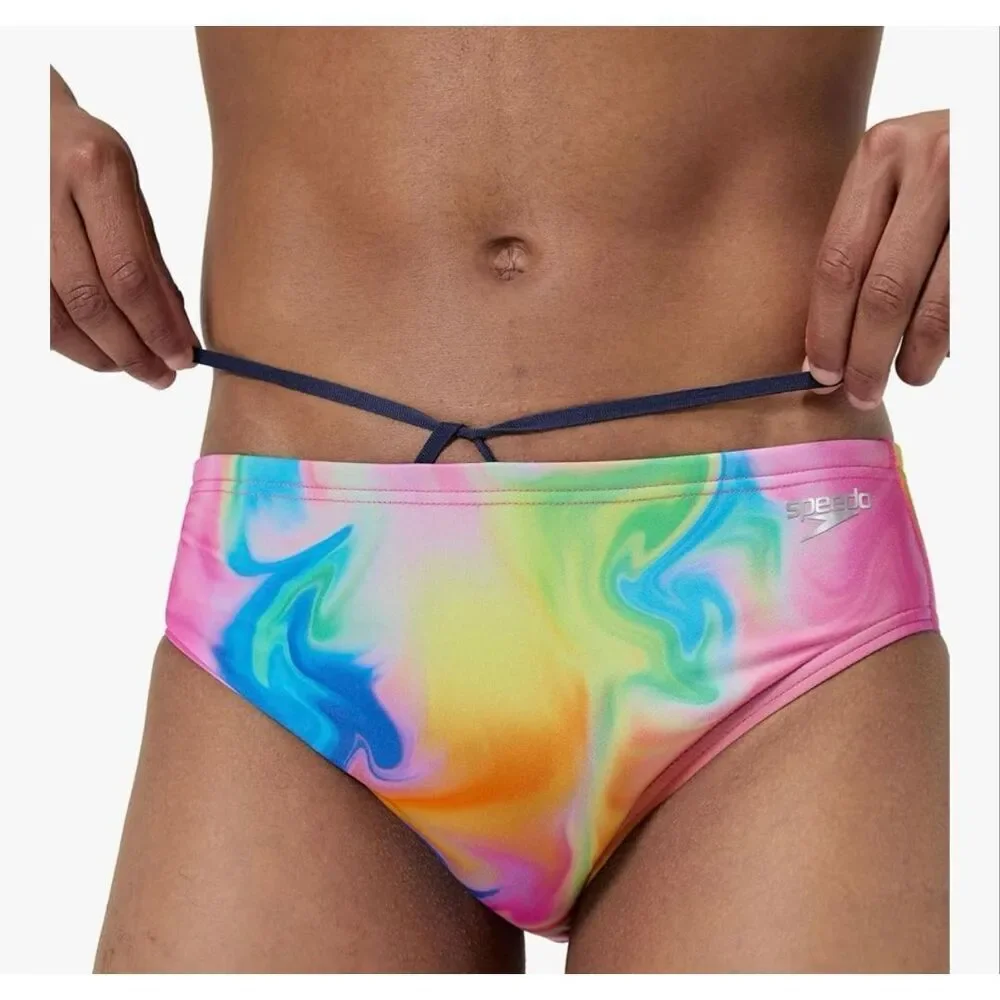 Speedo Pride Swimsuit Brief Endurance+ The One Competitive Hula Blend Size 32